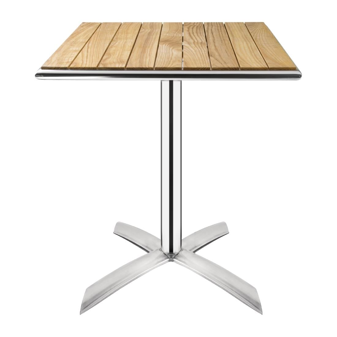 GK991 Bolero essenhouten opklapbare terrastafel vierkant 60cm
