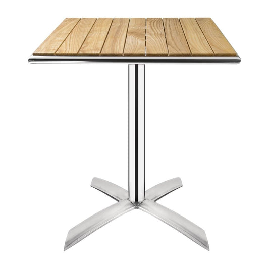 GK991 Bolero essenhouten opklapbare terrastafel vierkant 60cm