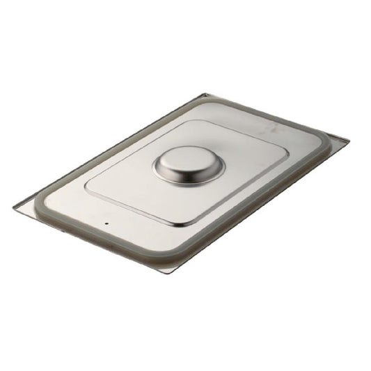 GR753 Gastro M RVS gastronorm deksel met siliconen afdichting GN 1/1