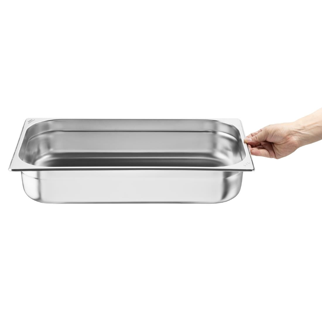 JB370 Nisbets Essentials RVS Gastronorm Bak 1/1 100mm (3 stuks)