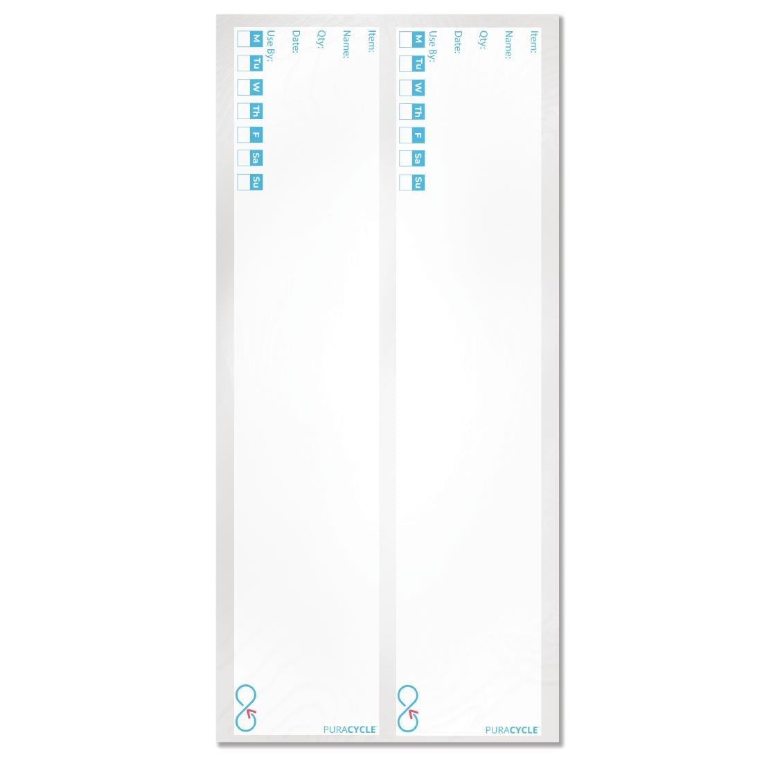 FB283 Puracycle herbuikbare blanco dagetiketten voor flessen (25 stuks)