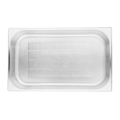 K840 Vogue roestvrijstalen geperforeerde 1/1 gastronorm bak 65mm