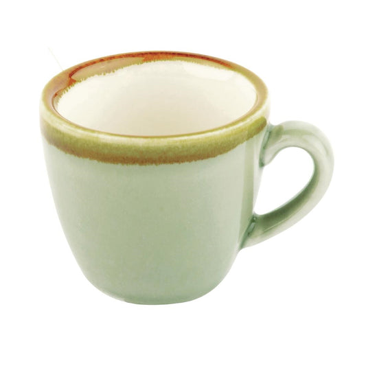 GP476 Olympia Kiln espressokopjes mosgroen 8,5cl (6 stuks)