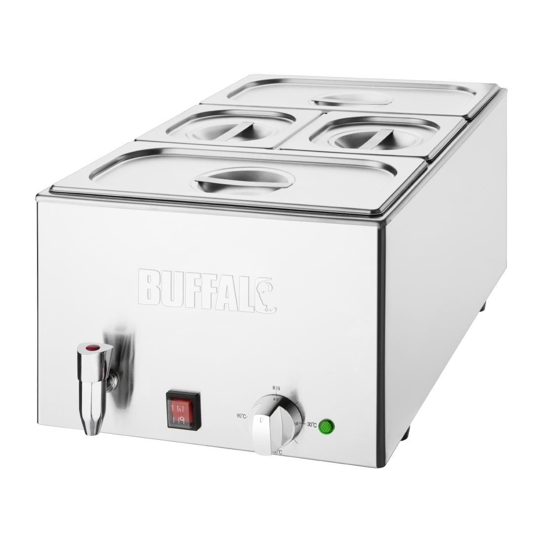 FT692 Buffalo Bain Marie met Kraan en Pannen