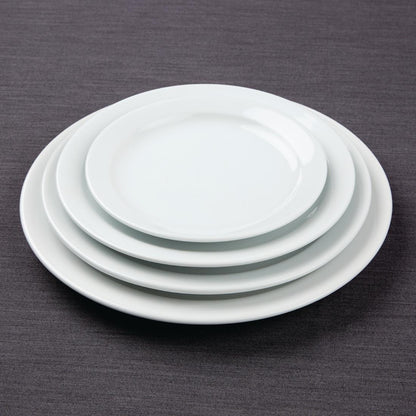 CF365 Olympia Athena Borden Met Smalle Rand 28,4cm (6 Stuks)
