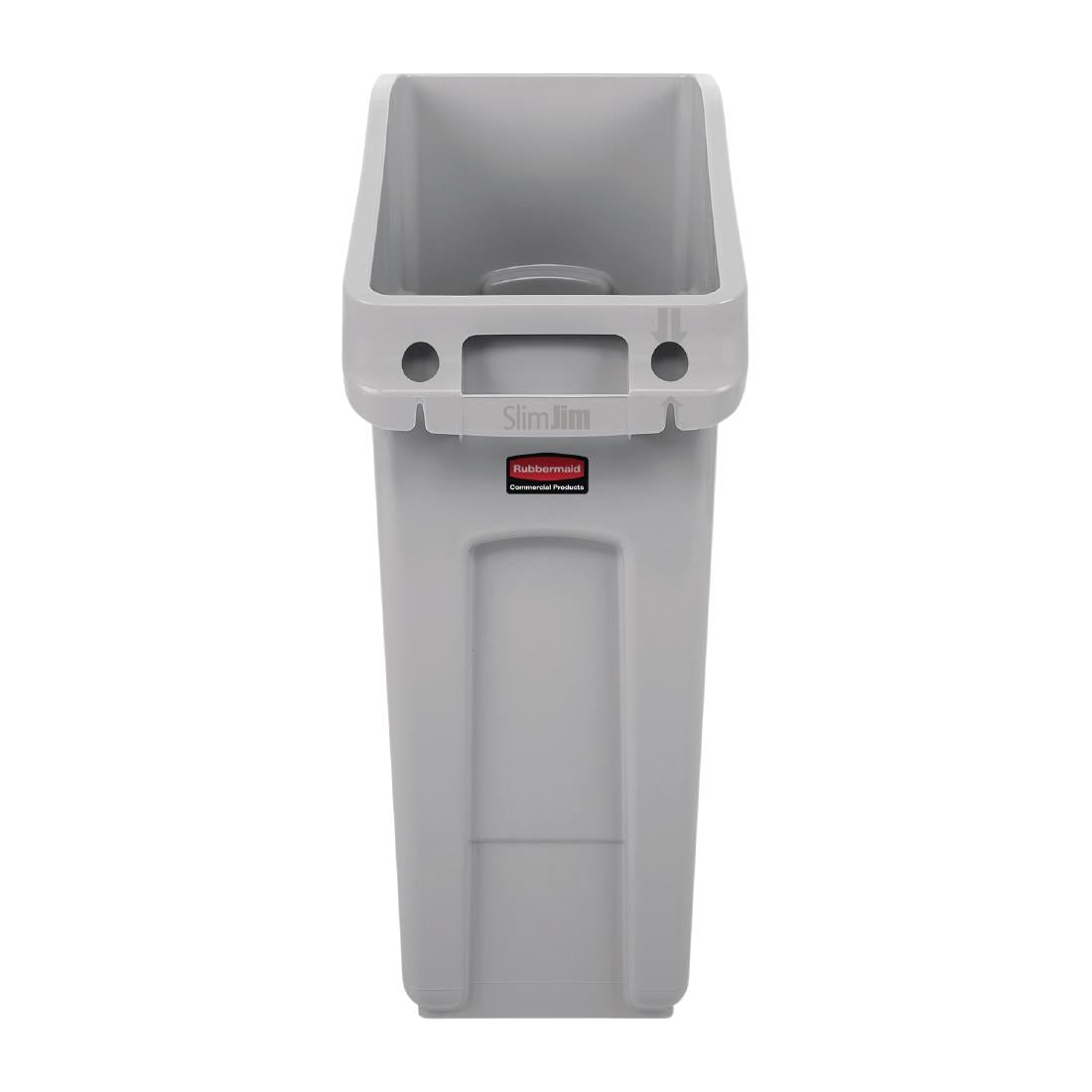 FC924 Rubbermaid Slim Jim afvalbak grijs 49Ltr