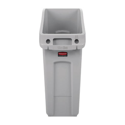 FC924 Rubbermaid Slim Jim afvalbak grijs 49Ltr