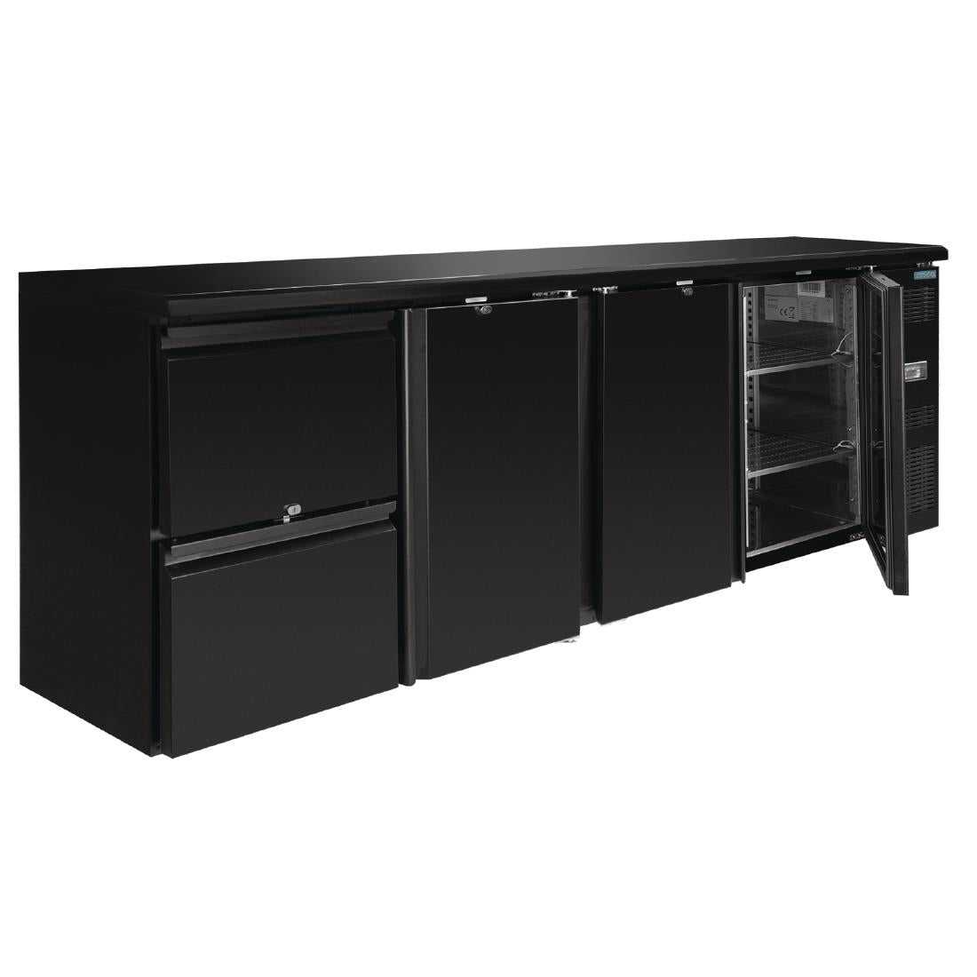 GL188 Polar U-serie werkbank koeling 3 deuren en 2 laden