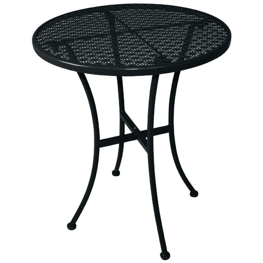 SA819 Bolero ronde stalen bistrotafel zwart 60cm (15 stuks)