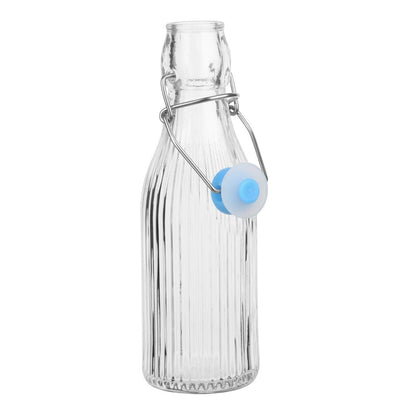 HW795 Olympia Geribbelde Waterflessen Met Zwenktop 200ml (6 stuks)