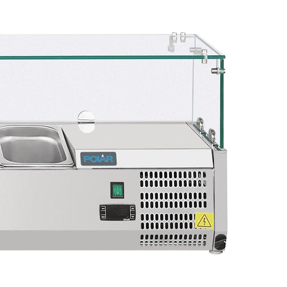 AB090 Polar G-serie koelvitrine 6x GN 1/4