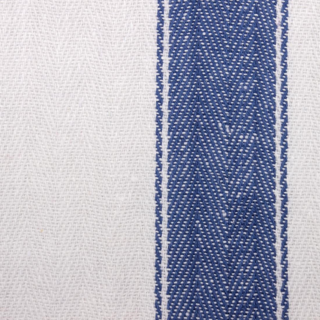 E918 Vogue zware kwaliteit polykatoen theedoek blauw 76 x 51cm