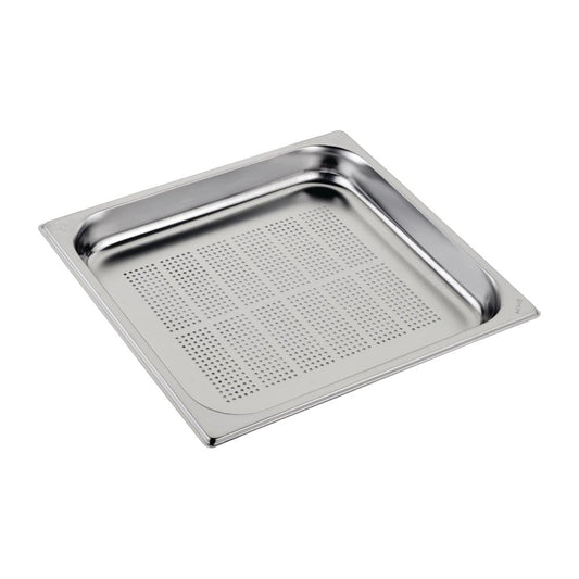 DA744 Gastro M RVS GN2/3 bak geperforeerd 2cm