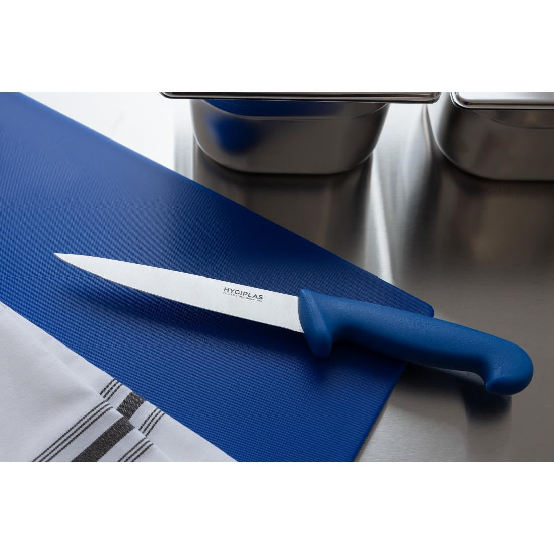 C853 Hygiplas fileermes 15,3cm blauw