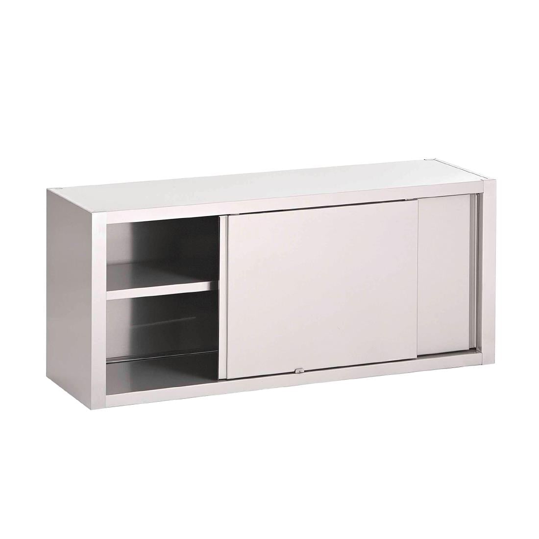 GN171 Gastro M RVS wandkast met schuifdeuren 150cm