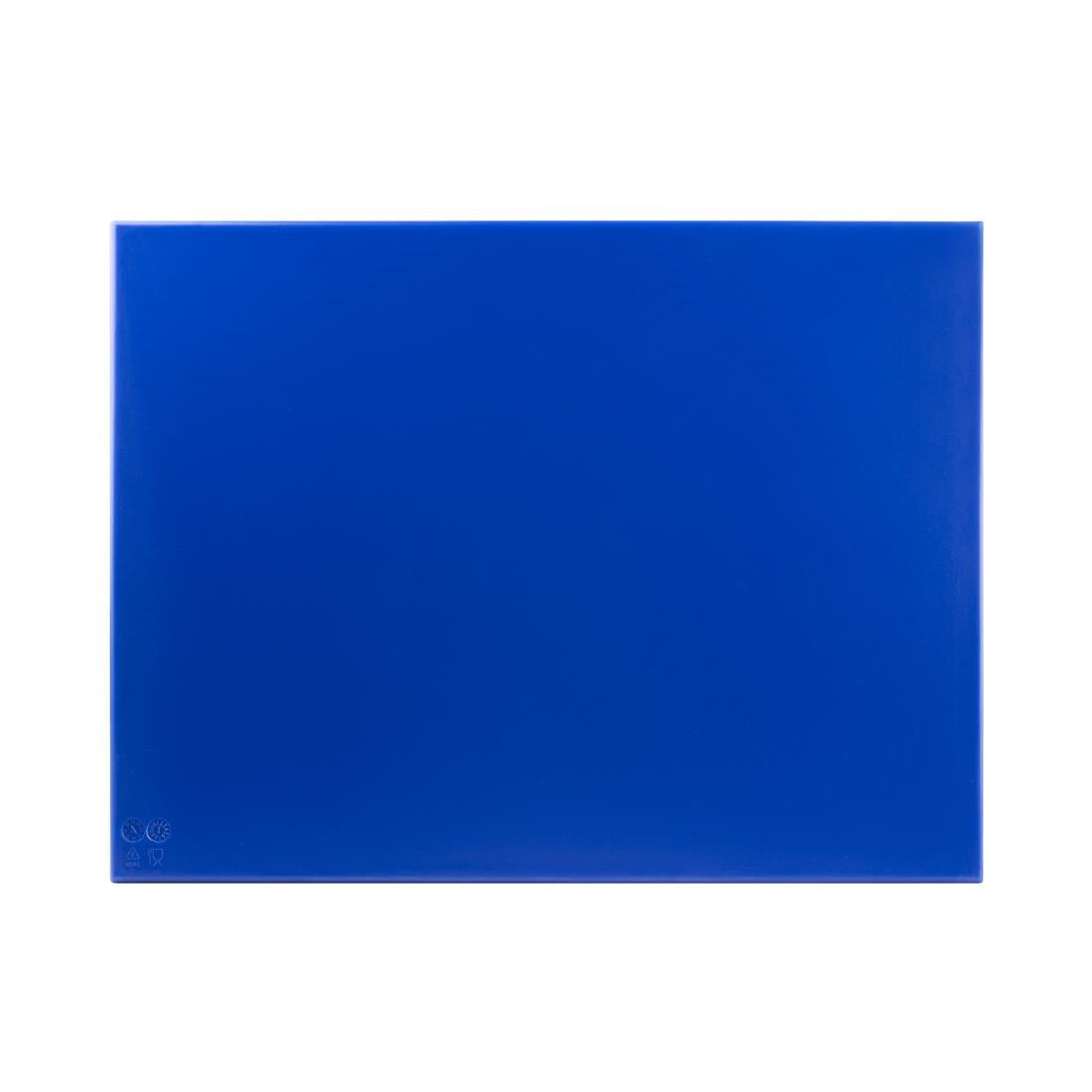 J009 Hygiplas HDPE snijplank blauw 600x450x12mm