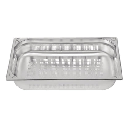DW462 Vogue RVS geperforeerde GN 1/1 bak 100mm