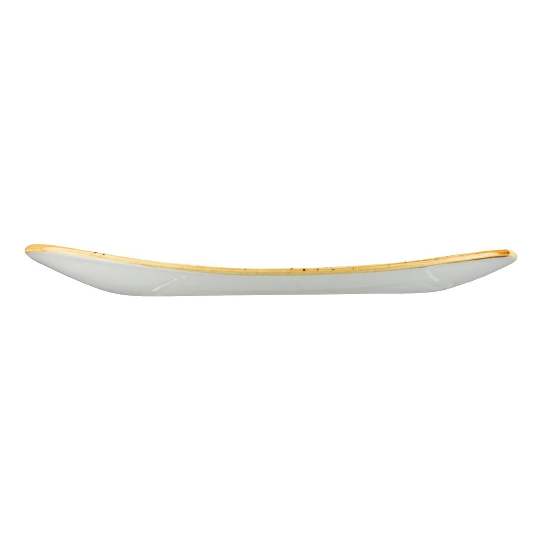 DF768 Churchill Stonecast Cornflower Blue Driehoekig Bord 31.1cm (6 stuks)