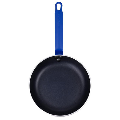 HT971 Hygiplas Aluminium Antiaanbak Teflon Platinum Plus Koekenpan met Blauwe Greep 24cm