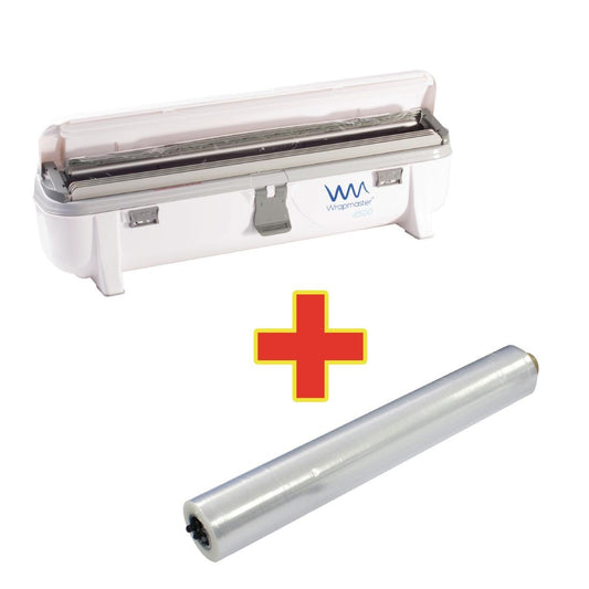 S569 Speciale aanbieding Wrapmaster 4500 dispenser en 3 x 300 m vershoudfolie