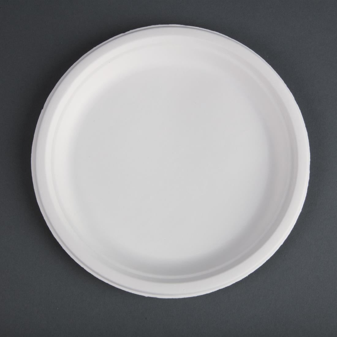 CW904 Fiesta Compostable composteerbare bagasse borden 26cm (50 stuks)