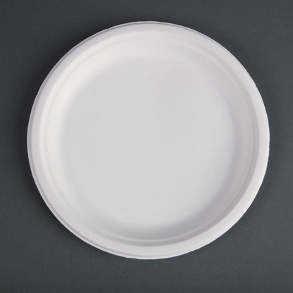 CW904 Fiesta Compostable composteerbare bagasse borden 26cm (50 stuks)
