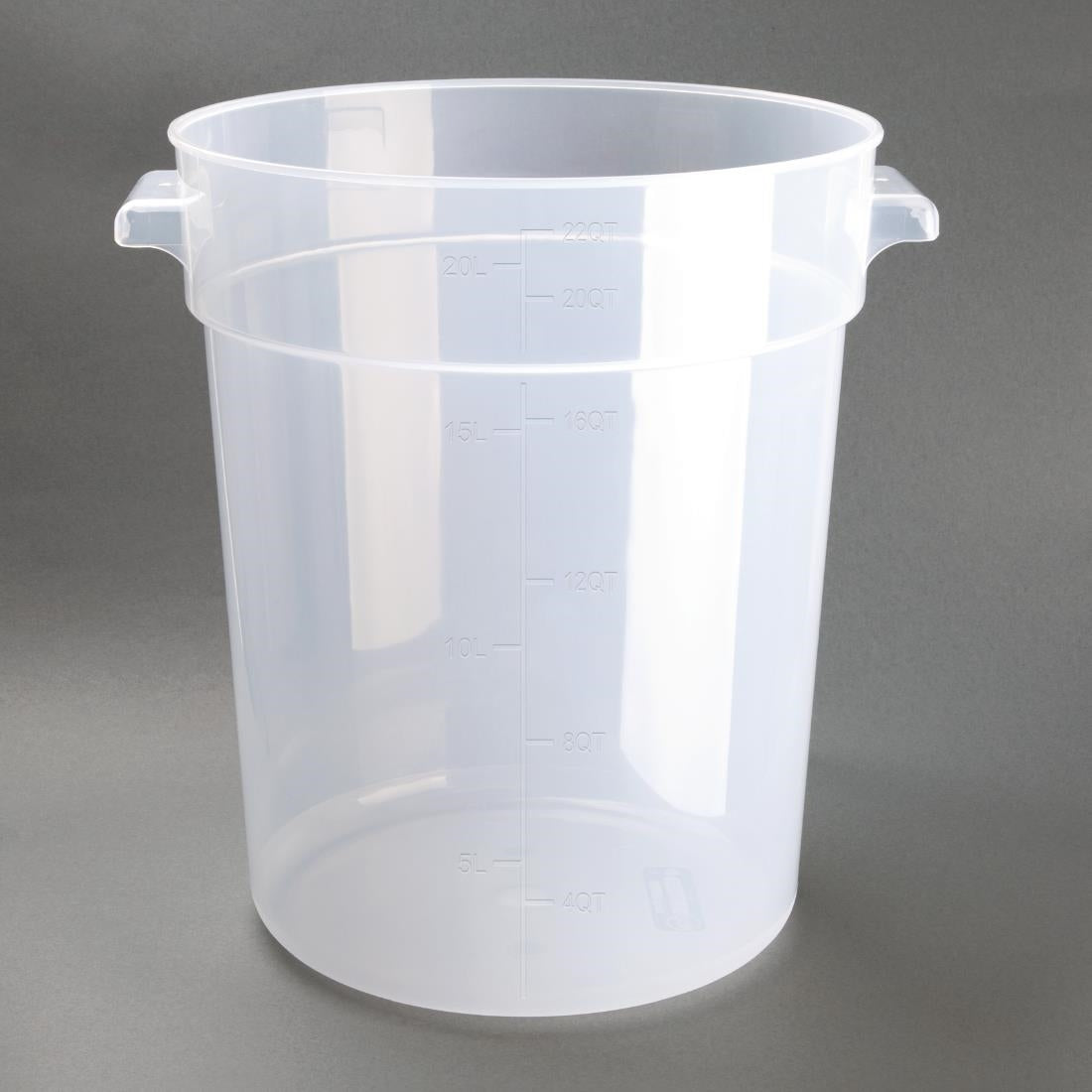 DJ962 Vogue polypropyleen ronde vershoudbak 20Ltr