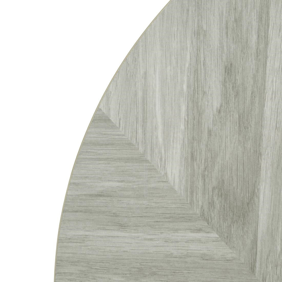FU511 Bolero Voorgeboord Rond Tafelblad Chevron Design 600mm