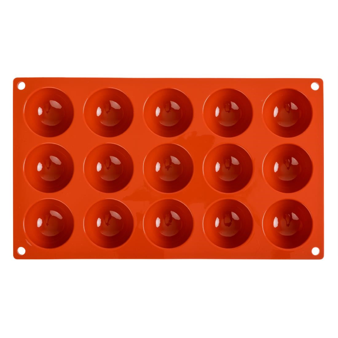 N936 Pavoni Formaflex siliconen bakvorm 15 halve bollen