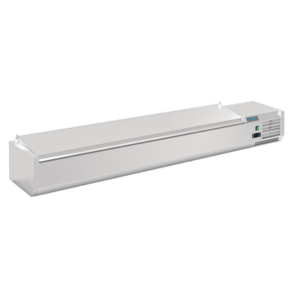 FA857 Polar G-serie opzetkoelvitrine met deksel 10x GN 1/4