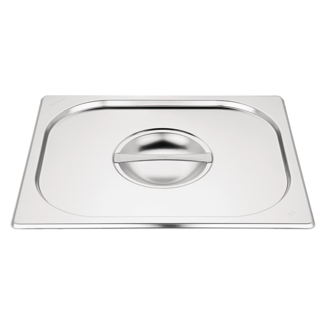 SA245 Vogue RVS Gastronorm Bakken Set 2 x 1/2 Met Deksels