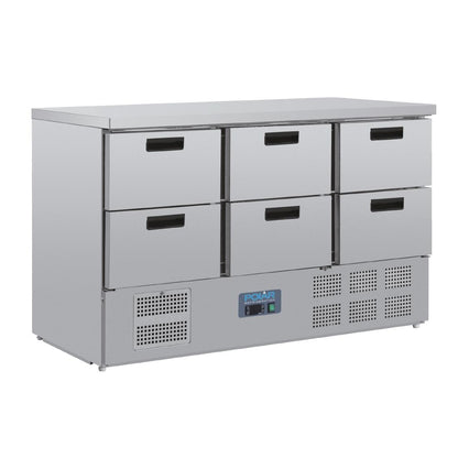 CR711 Polar G-serie koelwerkbank met 6 laden