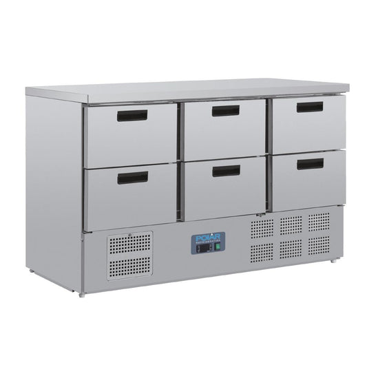 CR711 Polar G-serie koelwerkbank met 6 laden