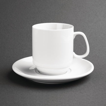 CB461 Olympia Whiteware stapelbare mok 28,4cl (12 stuks)