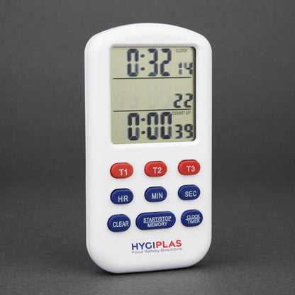CF915 Hygiplas kookwekker met drievoudig display