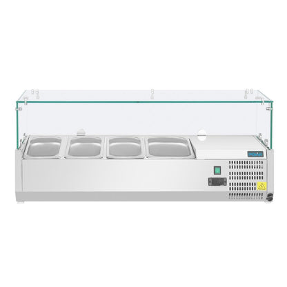 GD875 Polar G-serie opzetkoelvitrine 3x GN 1/3 en 1x GN 1/2