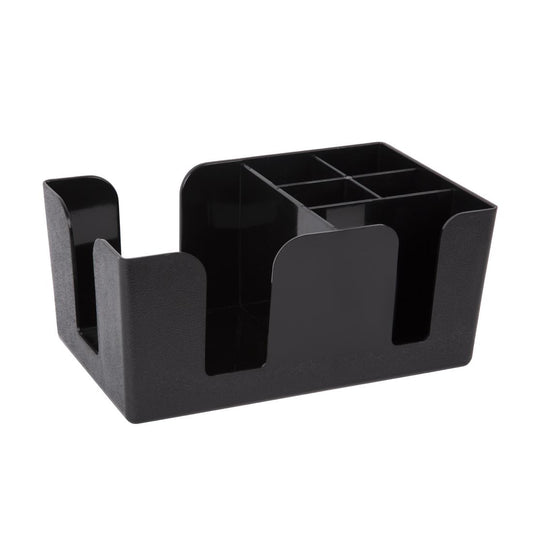 F980 Olympia kristallon plastic bar caddy zwart