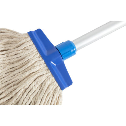 L885 SYR stay-flat Kentucky mop katoen blauw