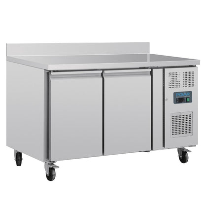 UA064 Polar U-Serie Dubbele Deurs Werkbank koeling met Achterwand 282Ltr