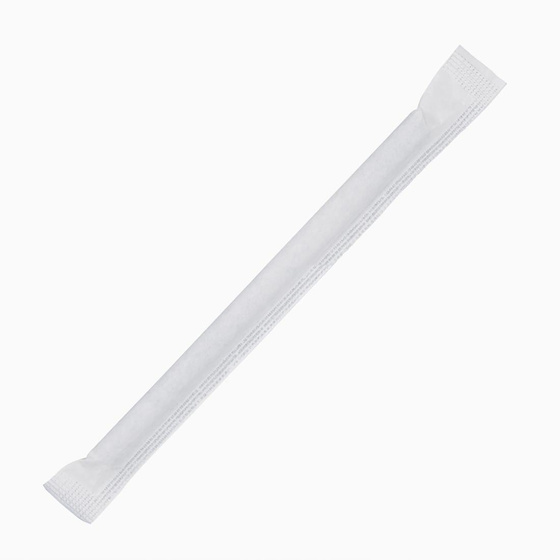 FP441 Fiesta Compostable composteerbare papieren rietjes 140mm zwart Individueel verpakt (250 stuks)