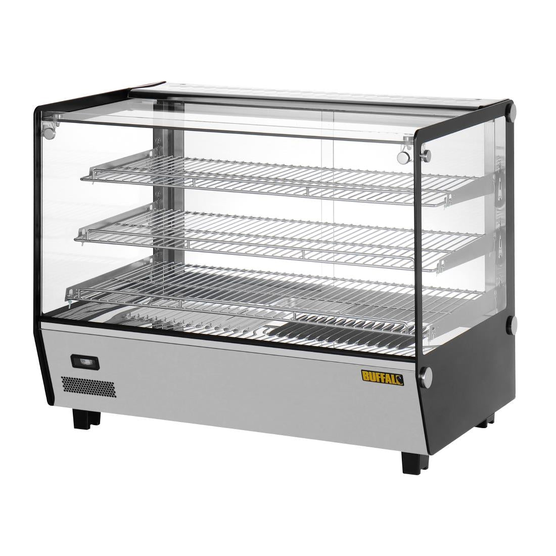 HW924 Buffalo Vierkante Aanrecht Verwarmde Display Merchandiser 160Ltr