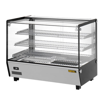 HW924 Buffalo Vierkante Aanrecht Verwarmde Display Merchandiser 160Ltr