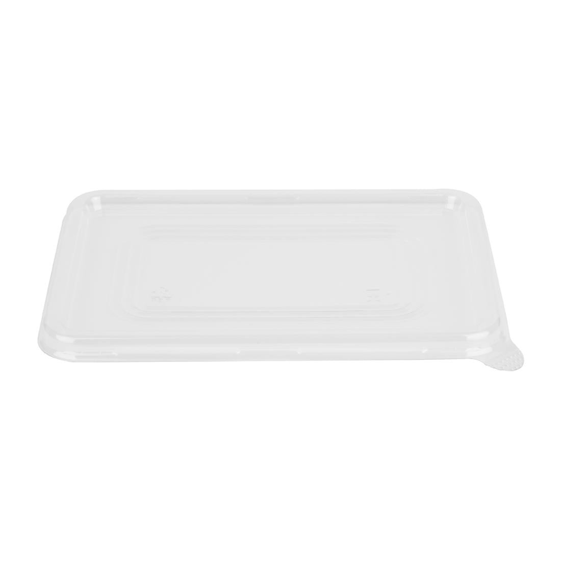 HW038 Fiesta Recycleerbare Deksels Voor Bagasse-Containers (100 stuks)