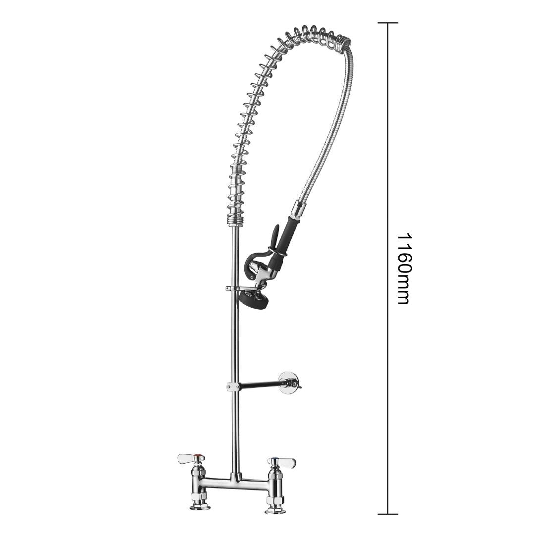 CE985 Vogue voorspoeldouche duobloc