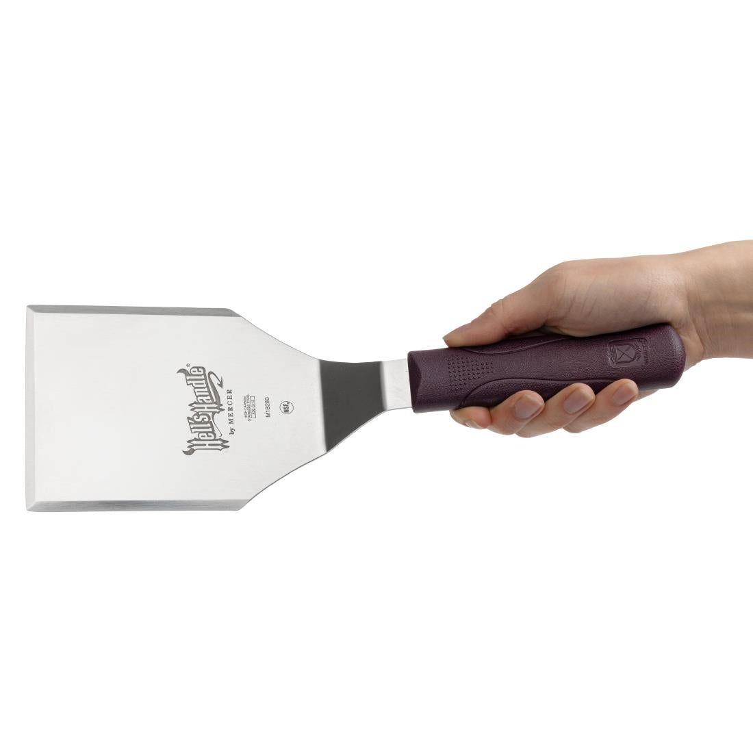 GG735 Mercer Culinary Hells Handle hittebestendige spatel heavy duty 12,5x10cm
