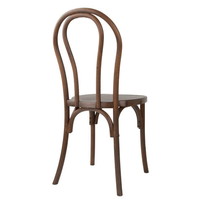 HW287 Bolero Soho Bentwood Stijl Hars Stoelen Notenhout (4 Stuks)