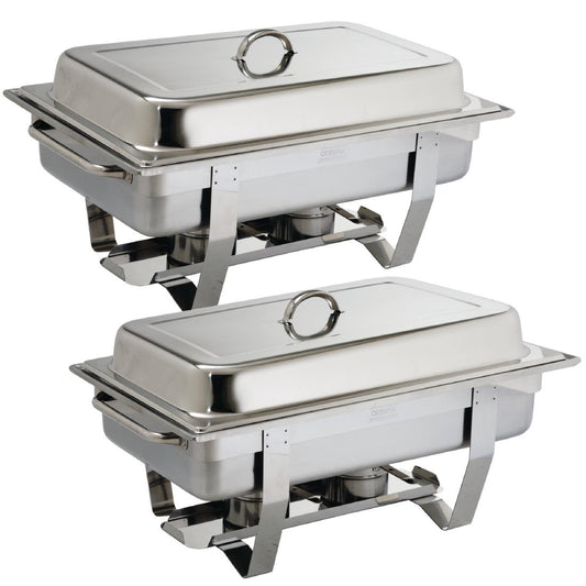 S300 Olympia Milan chafing dish set GN 1/1 (2 stuks)