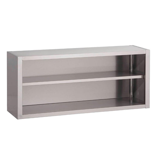 GN182 Gastro M RVS open wandkast 200cm