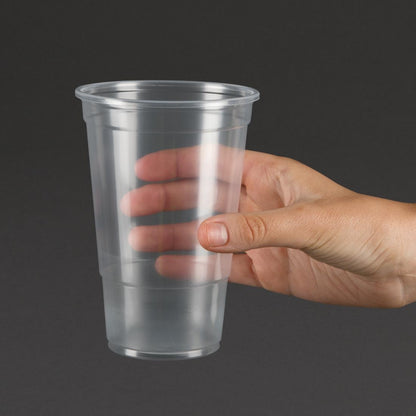 U380 eGreen kunststof disposable bierbeker 590ml tot rand (1000 stuks)
