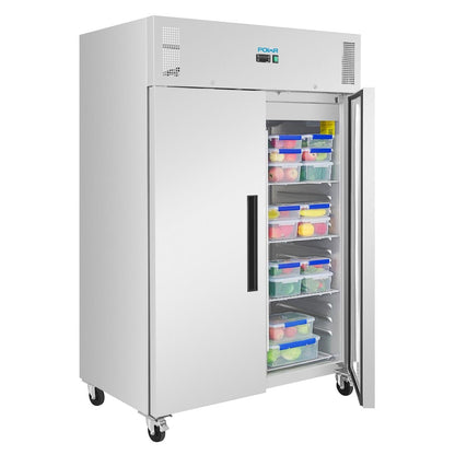 PG594 Polar G-Serie dubbeldeurs staande koelkast met geforceerde lucht 1200Ltr